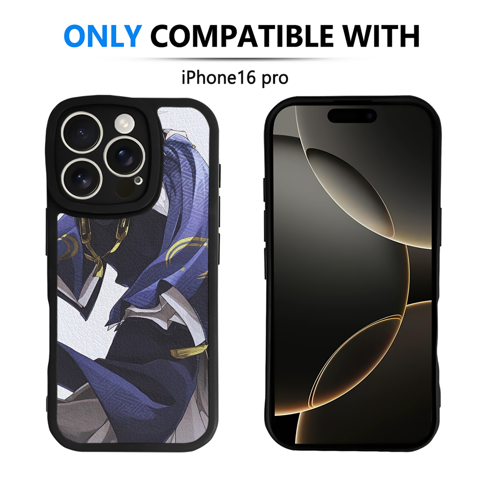 （画像用） 刀剣乱舞 Touken Ranbu 【iPhone 16シリーズ対応】シリコンスマホケース（レザー調） 材質：シリコン
